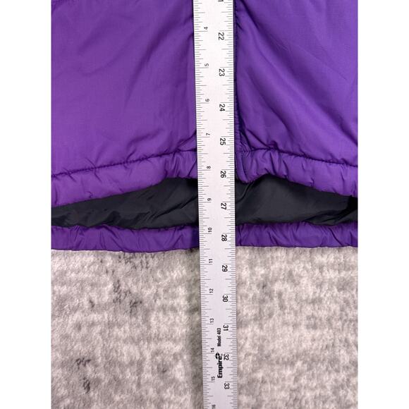 Vintage Marmot Puffer Jacket Medium Mens Purple & Black Full Zip Synthetic Down - Picture 6 of 10